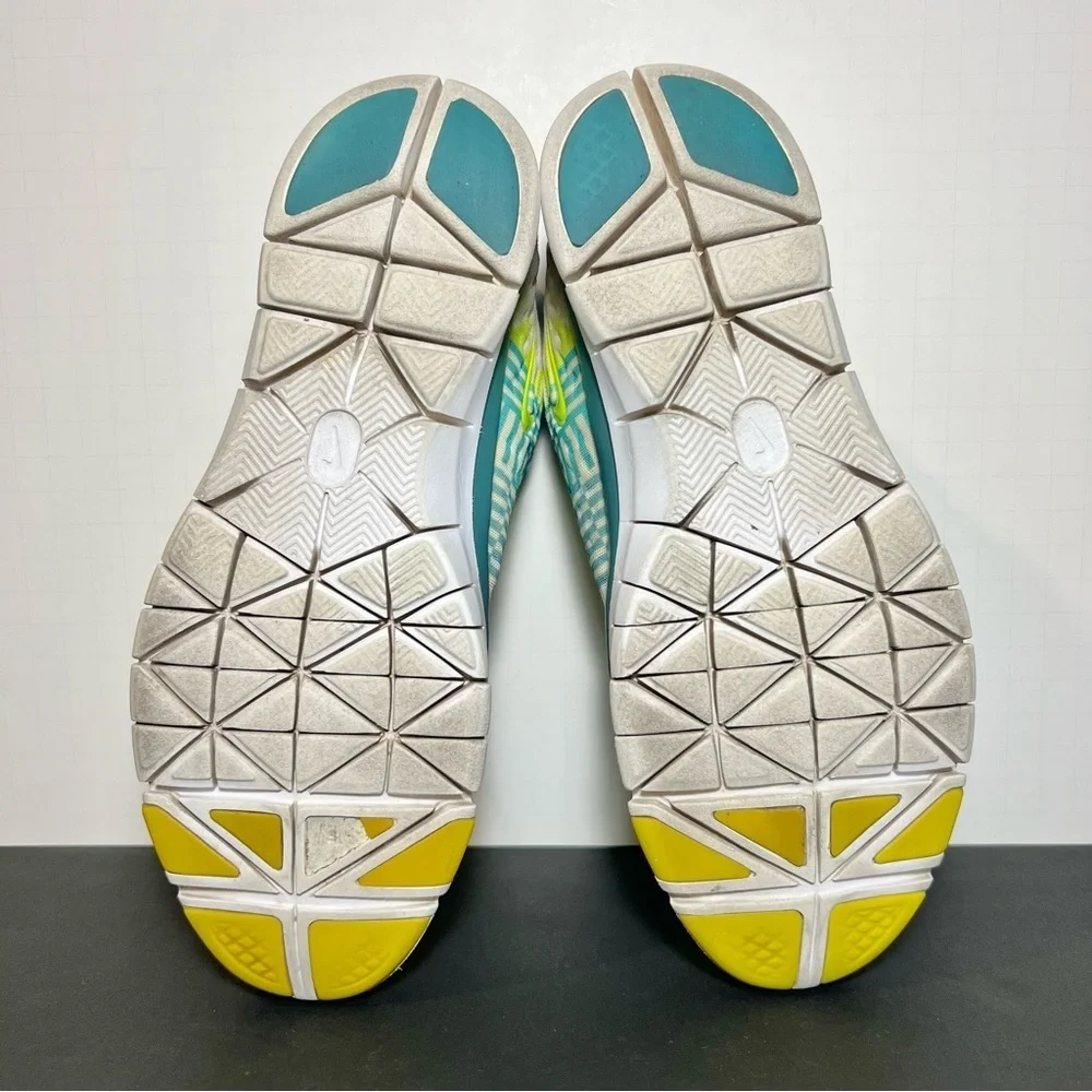 Womens NIKE Free 5.0 TR Fit 3 Aqua Blue Athletic Shoes / Size 7